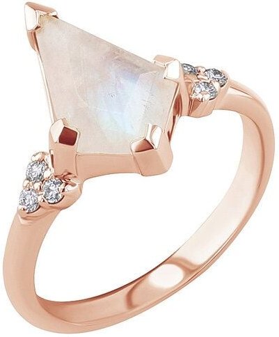 Eppi Einzigartiger Ring mit einem Mondstein Kettil