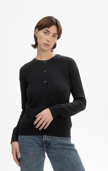 Feinstrick Cardigan NAMEEN | von MELA | Fairtrade & GOTS zertifiziert