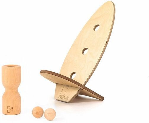 rollholz Balance Board Set klein| FSC | Hergestellt im Schwarzwald