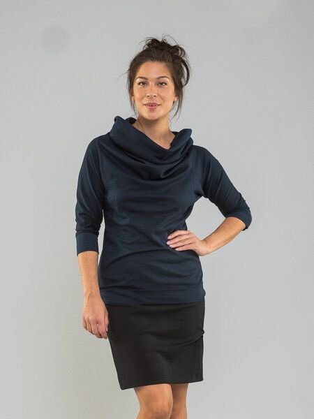 Kolla.Berlin Pullover mit 3/4 Arm zum Drehen als Kleid