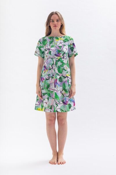 Thumbnail - Studio Hertzberg Blumenkleid "EL-VIRAA" aus Bio Baumwolle & Lyocell