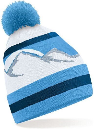 Bommelmütze Beanie Pom Pom Beechfield Mountain Peaks Pudelmütze Mutsch