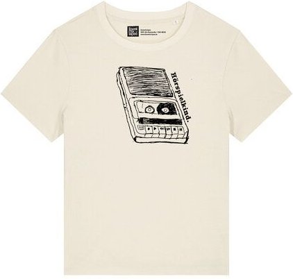 ilovemixtapes Damen T-Shirt „Hörspielkind“ aus 100% Bio-Baumwolle – lockerer Schnitt mit großem Print, fair & vegan prod...