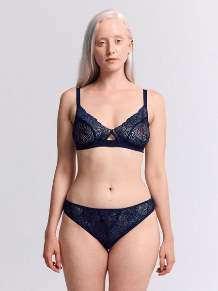 erlich textil Fluid Lace Slip mit Spitze aus recyceltem Polyamid, made in Europe