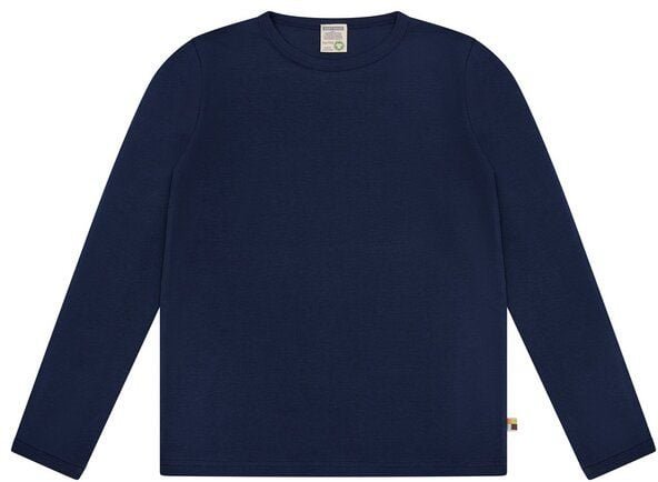 loud + proud Kinder Shirt langarm uni, GOTS-zertifiziert