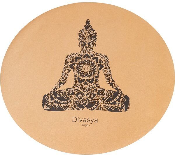 Divasya Meditationsmatte aus Kork & Naturkautschuk | 2 Motive