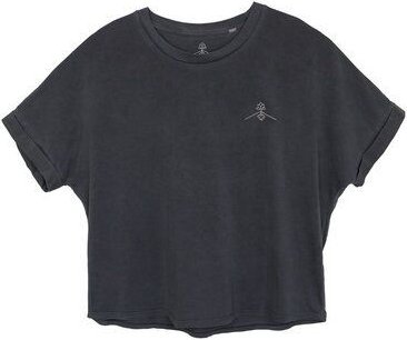 Greener Calendula T-Shirt mit Fledermausärmeln in Übergröße