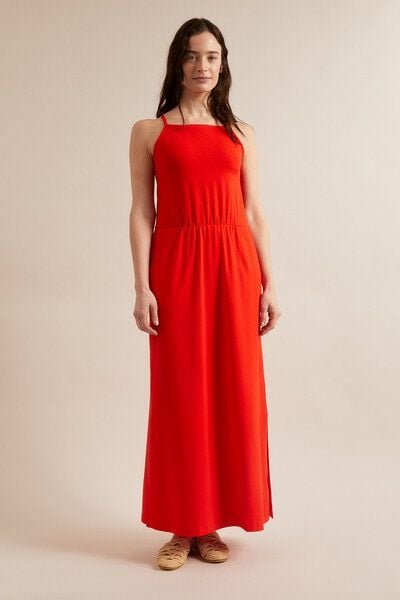 LANIUS Maxikleid aus Tencel Modal mit Bio-Baumwolle
