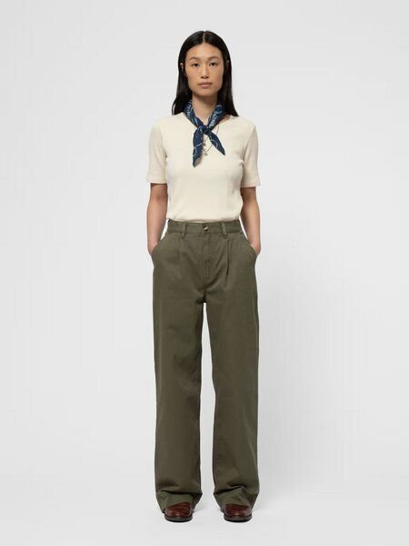 Nudie Jeans Suki Workwear Pants Olive