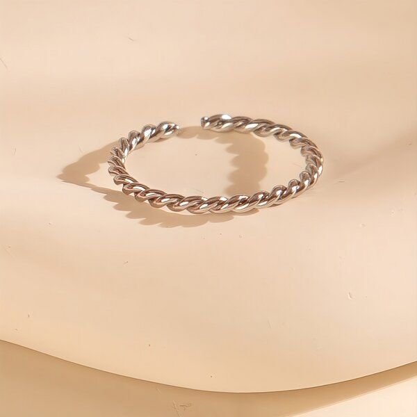 Größenverstellbarer TWIST Ring 1,5mm schmal, Ø 17 - 19mm von Elektropulli