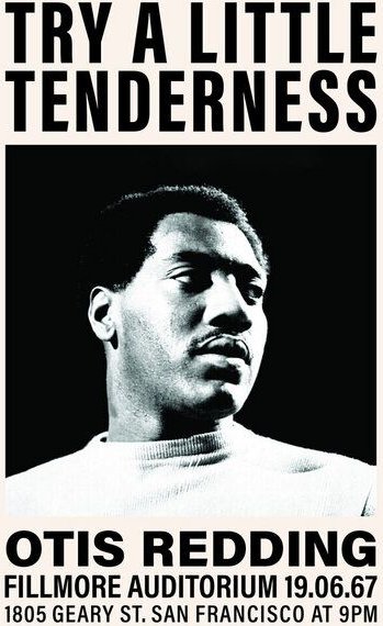 Photocircle Poster / Leinwandbild - Otis Redding at the Fillmore Auditorium