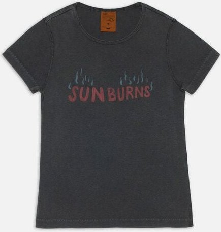 Nudie Jeans Damen T-Shirt "Eve Sunburns" aus Bio Baumwolle, Black