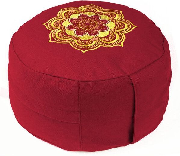 Lotus Design® Meditationskissen CLASSIC Mandala Lotus Design - Bio-Buchweizenschalen