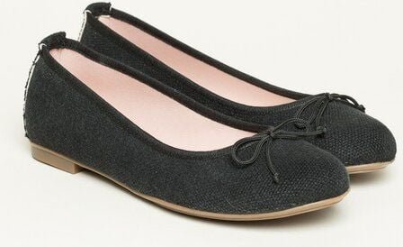 Gottstein Ballerina Linen aus GRS zertifizierter Leinen für Damen - bequeme & rutschfeste Ballerinas