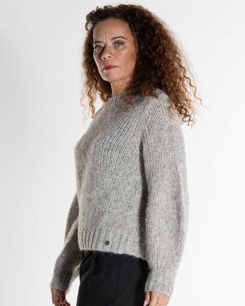 Alma & Lovis Kuscheliger Loose-Fit Pullover im Alpaka-Mix | Ballonärmel Pullover