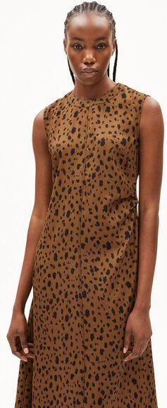 ARMEDANGELS EMALANAA LEOPAA - Damen Webkleid aus TENCEL Lyocell