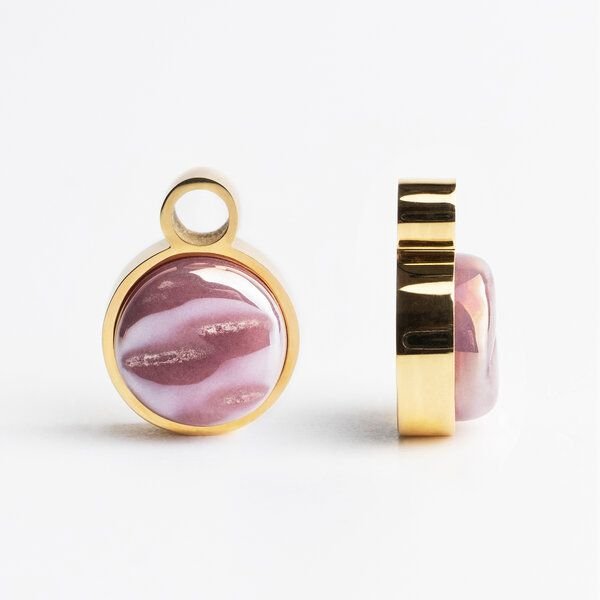 ALEXASCHA Anhänger für Ohrringe | Mix & Match Charms | Gold