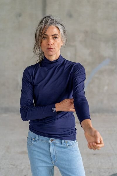 Rollkragenpulli Dalia – Angepasster klassischer Schnitt – Eng anliegend – Angedeuteter Rollkragenpulli – 100 % in der EU...