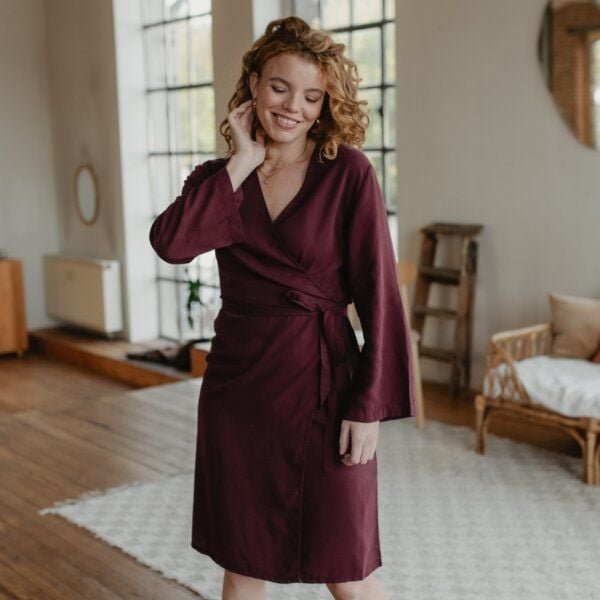 Thumbnail - NORDLICHT Wickelkleid Martha aus 100% Tencel