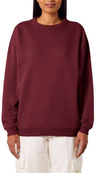 YTWOO Modernes Oversized Damen Crewneck Sweatshirt aus 100% Biobaumwolle