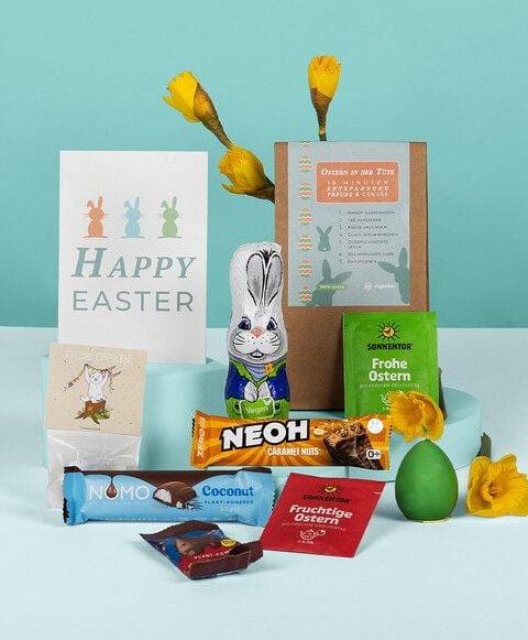 Vegan Box Ostertüte - 15 Minuten Ostern in der Tüte
