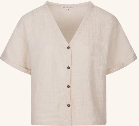 NORDLICHT Musselin Shirt aus 100% Bio-Baumwolle FREJA Natur