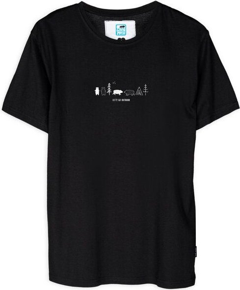 GARY MASH T-Shirt Let's go outdoor aus Bio-Baumwolle