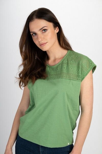 TRANQUILLO Shirt mit Spitzendetails (S25X45)