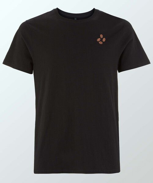 Coffee Fashion Coffee Beans | Besticktes Organic Bio Baumwoll T-Shirt