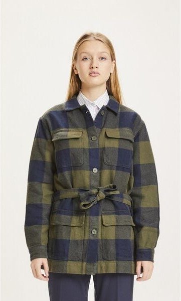 KnowledgeCotton Apparel Flanell Overshirt LILLIAN mit Karomuster
