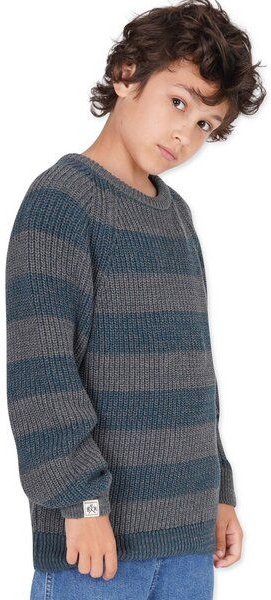 Band of Rascals Striped Rib Pullover
