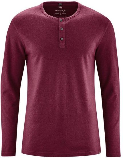 HempAge Herren Langarm-Shirt Hanf/Bio Baumwolle