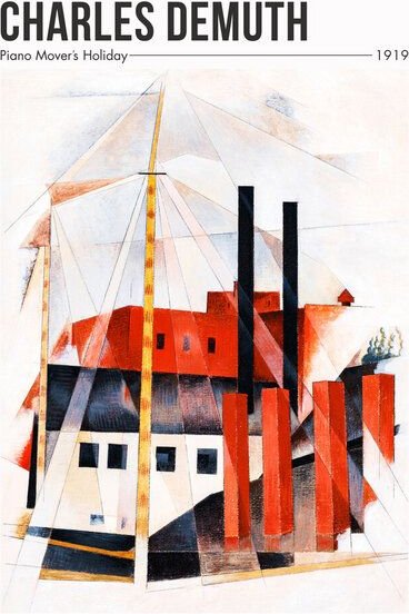 Photocircle Poster / Leinwandbild - Charles Demuth: Piano Mover's Holiday