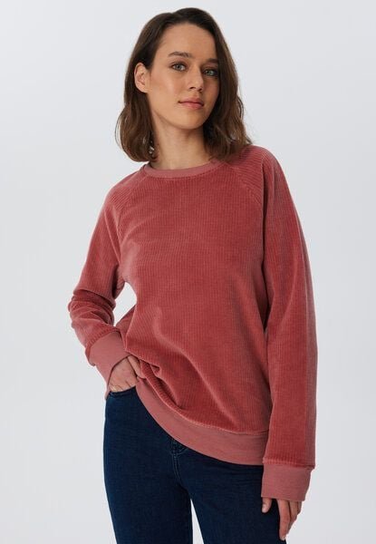 Leela Cotton Damen Cord-Sweatshirt aus 100% kba-Baumwolle - Feiner Nicky Cordstoff 1278