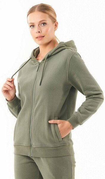 ORGANICATION Soft Touch Zip-Hoodie aus Bio-Baumwolle