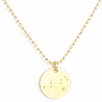 renna deluxe Sternzeichen Kette Gold