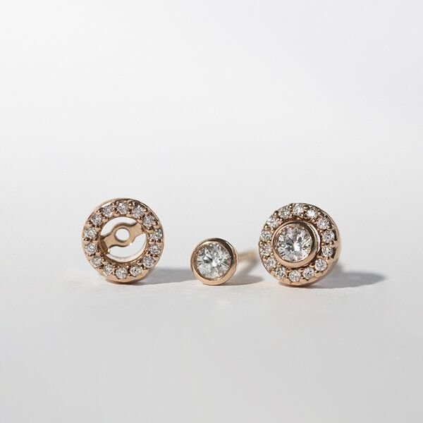 Eppi Ohrringe 2in1 mit Lab Grown Diamanten Annabel