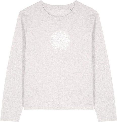 Brandless Basic Bio Damen Longsleeve Anahata Chakra 180 g/m² XS - XXL