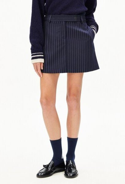 ARMEDANGELS PINSTRIPE - Damen Webrock aus TENCEL Lyocell Mix