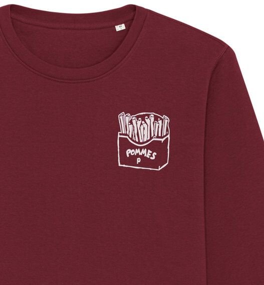 päfjes Pommes / Honigdachs liebt Pommes Frites - Fair Wear Unisex Sweater - 280