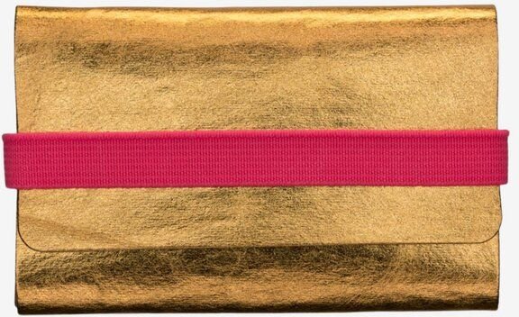 ANDERS & KOMISCH Kartenetui mit Münzfach - Reise Geldbeutel - A&K TINY Gold