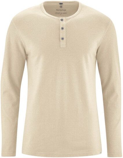 HempAge Herren Langarm-Shirt Hanf/Bio Baumwolle