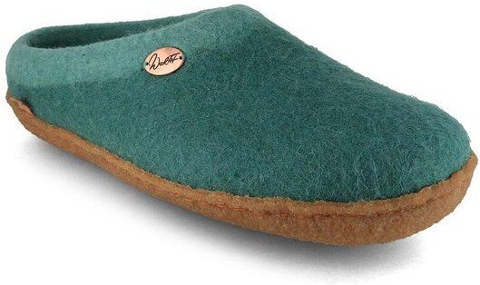 WoolFit Sherpa Barfuß-Hausschuhe unisex Filz-Pantoffeln mit Naturgummisohle, nachhaltig aus 100% Wolle