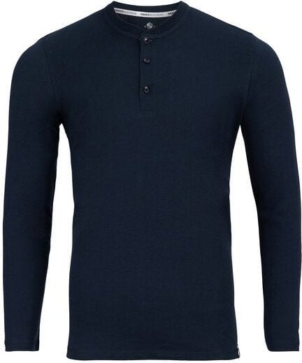 HAASIS BODYWEAR Herren Shirt mit Knopfleiste; Langarm, Single Jersey