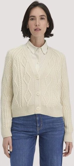 hessnatur Strick Jacke Relaxed aus Bio-Baumwolle und Bio-Schurwolle