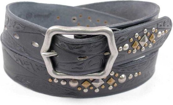 zweisser Damen Vintage Ledergürtel Thorvi