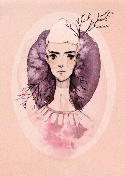 Photocircle Poster / Leinwandbild - Lilac