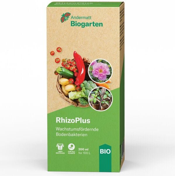 Andermatt Biogarten RhizoPlus – Pflanzenstärkungsmittel zur Unterstützung von Wurzelwachstum und Nährstoffaufnahme