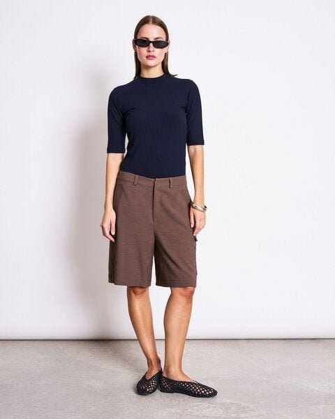 JAN N JUNE T-Shirt NINA aus Lyocell gerippt