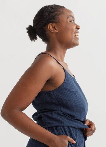 erlich textil Finja Mousseline Top aus Bio-Baumwolle, made in Europe